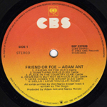 Friend or Foe Australian label