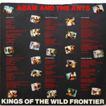 Kings of the Wild Frontier inner lyric sleeve