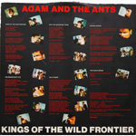 Kings of the Wild Frontier inner lyric sleeve