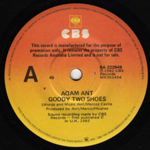 Goody Two Shoes promo label