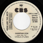 Christian D'or promo label
