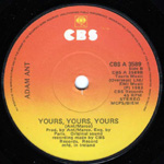Yours, Yours, Yours Irish label