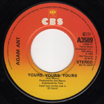 Yours, Yours, Yours jukebox label