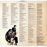 Friend or Foe inner lyric sleeve