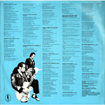 Friend or Foe inner lyric sleeve