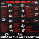 Kings of the Wild Frontier inner sleeve