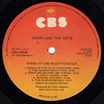 Kings of the Wild Frontier Italian label