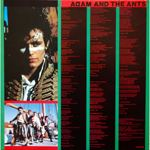 Kings of the Wild Frontier Japanese inner sleeve