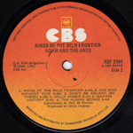 Kings of the Wild Frontier South African label