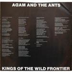 Kings of the Wild Frontier Canadian inner sleeve