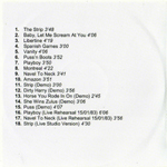 Strip promo back cover