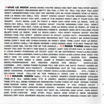 Vive le Rock inner booklet page