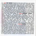 Vive le Rock inner booklet page