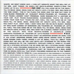 Vive le Rock inner booklet page