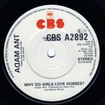 Why do Girls Love Horses? promo label