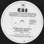 Beat My Guest promo label