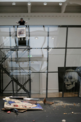 Michael Landy's installation started 29th January 2010