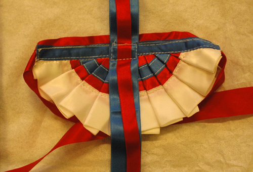 Ribbons from the boots